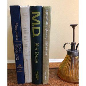 Blue Gray Green Book Collection, Books to Display,